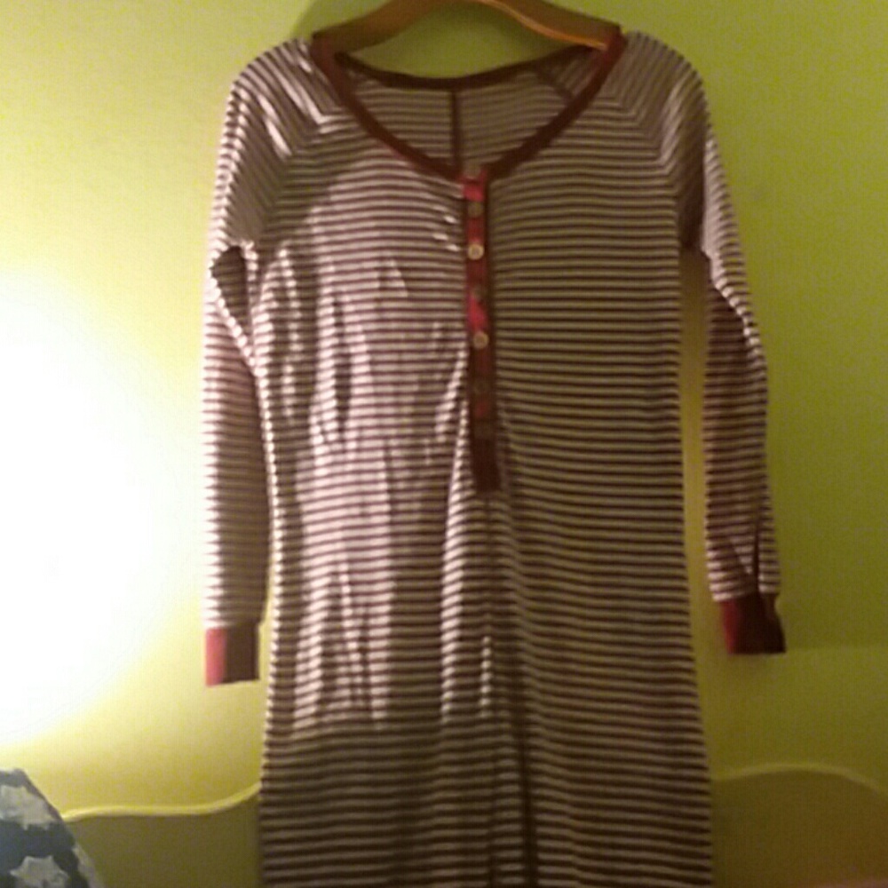 Striped One Piece Pajamas